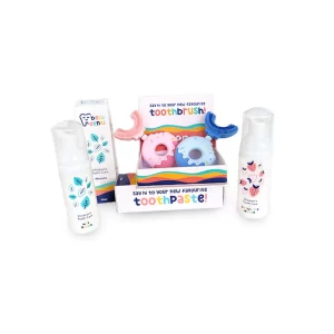 Set Family Belli Denti® - 2x perie și 2x pastă de dinți spumante